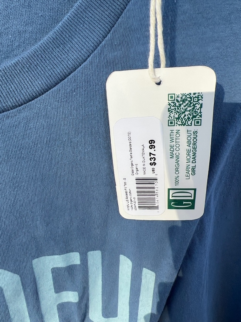 Girl Dangerous "Mindful" Blue Long-Sleeve Tee - Picture 2 of 2